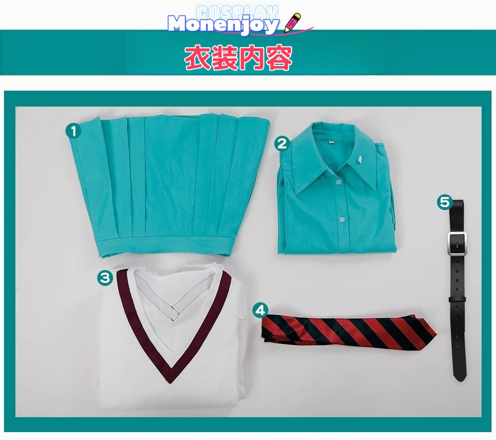 Monenjoy 機動戦士Gundam GQuuuuuuX アマテ・ユズリハ コスプレ衣装　マチュ　制服セット　イベントGS1317 - Monenjoy