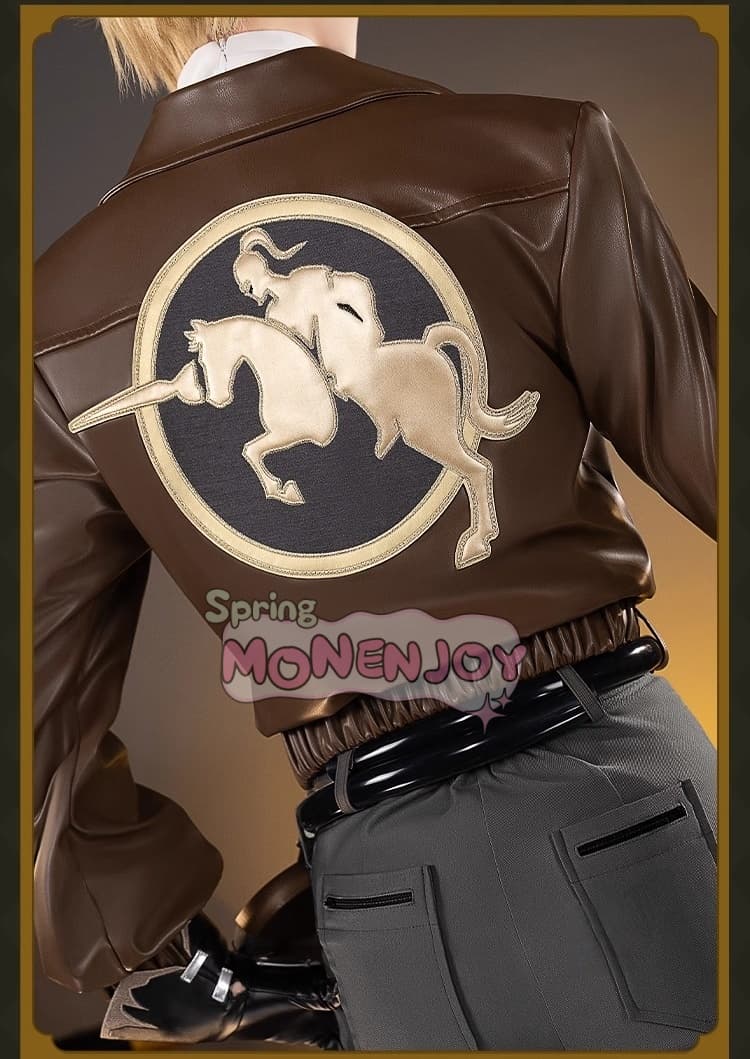 Monenjoy　アイデンティティ5　探鉱者 ハイウェイナイト SSR　人工皮革+伸縮パンツ+3D樹脂パーツ 高品質再現