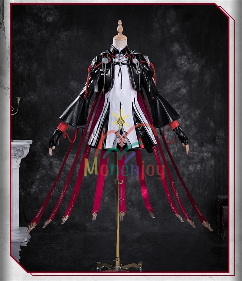 Monenjoy アークナイツ 新約エクシア コスプレ衣装刺繍柄　3ｄ樹脂アクセサリー　 高再現度 戦闘服デザイン　  Exusiai the New Covenant