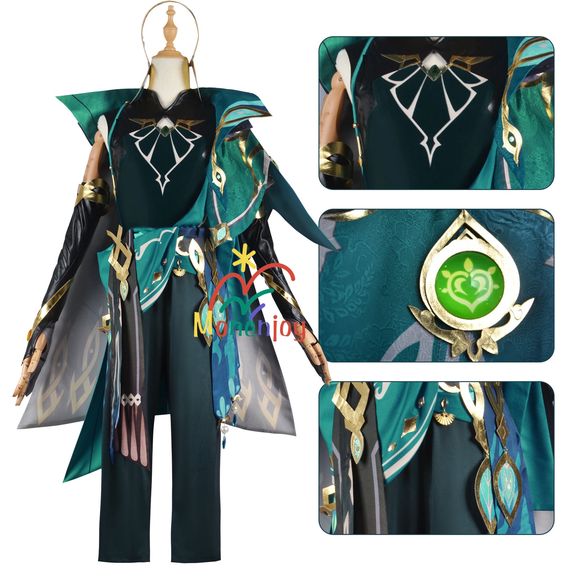 Monenjoy 原神 アルハイゼン　コスプレ衣装　Alhaitham コスチューム　イベント - Monenjoy