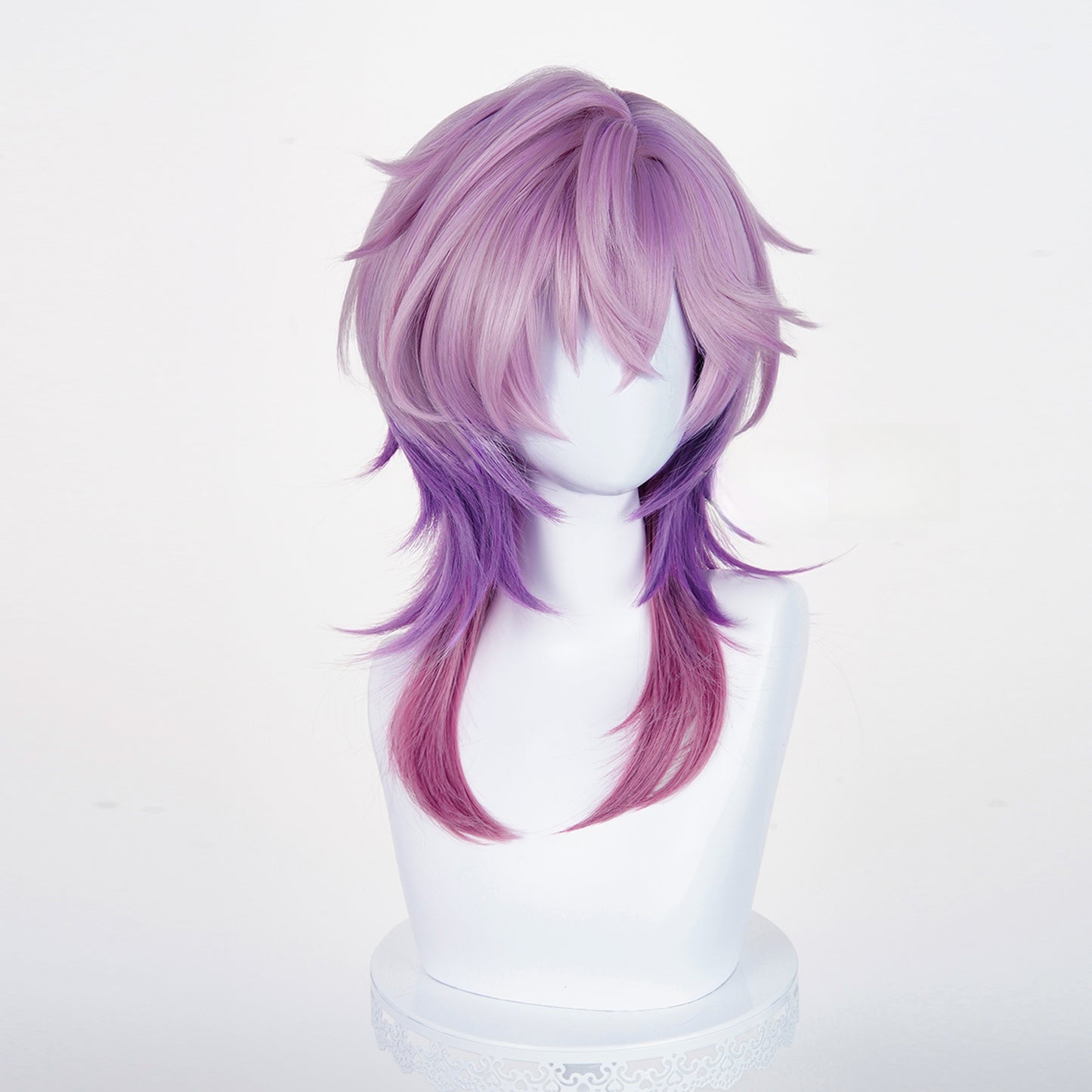 Monenjoy　原神 ドゥリン ウィッグ　カツラ　Durin　55cm　コスプレ道具　龍人　ホムンクルス　ドラゴンスパイン　アクセサリー　GSwig004