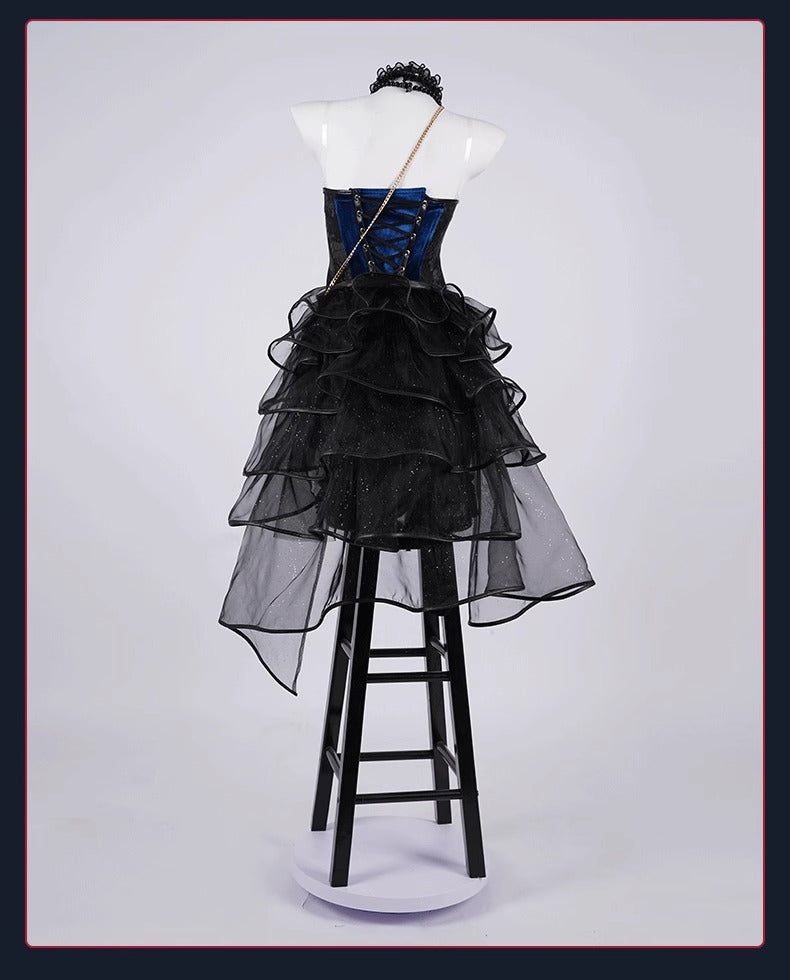 Monenjoy　アイデンティティ5　踊り子　クロートー　コスプレ衣装　IdentityV　コスプレ　眼鏡＋3ｄ樹脂アクセサリー＋鞄付　GS1158 - Monenjoy