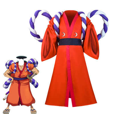 Monenjoy ONEPIECE 船員 光月おでん　和服 衣装 ロジャー海賊団　ユニフォーム　コスチューム　少年漫画　COS　ハロウィン　舞台衣装　学園祭　クリスマス　イベント - Monenjoy
