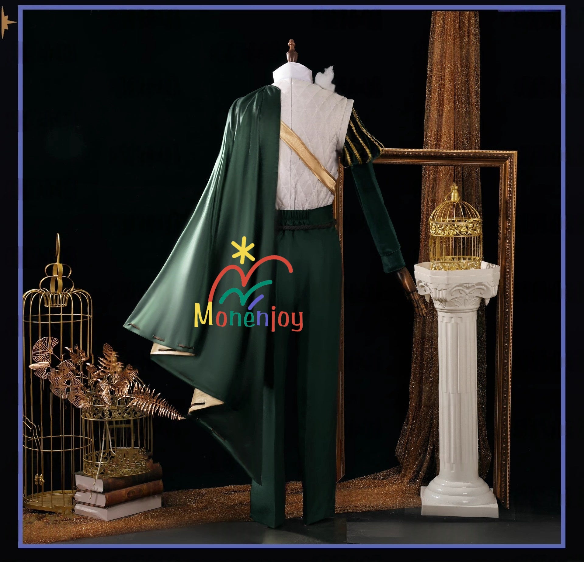 Monenjoy 第五人格 騎士 コスプレ衣装　ボタンメガネ付き コスチュームセットアイデンティティ5 リチャード・スターリング　おしゃれ 　cosplay　GS1201　 - Monenjoy