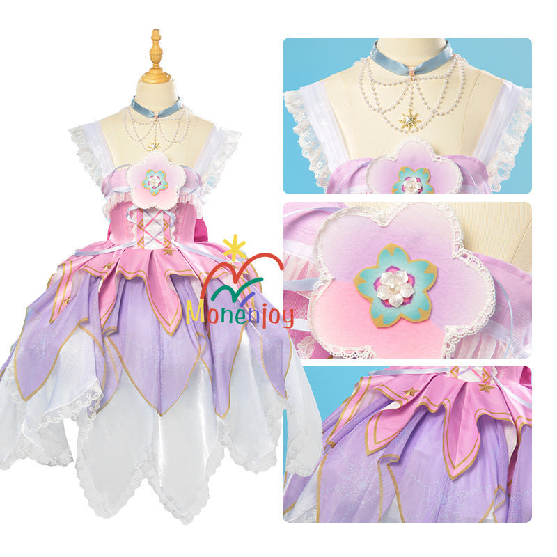 Monenjoy インフィニティニキ　星願いの夢 　コスプレ衣装　可愛い　ニキ誕生日イベント　コスチュームGS1311 - Monenjoy