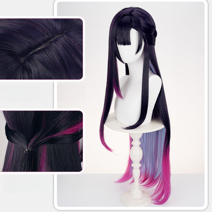 Monenjoy 崩壊スターレイル　セイレンス　ウィッグ　100cm　カツラ　Hysilens 女騎士 オンパロス　コスプレ道具　イベントGSwig002