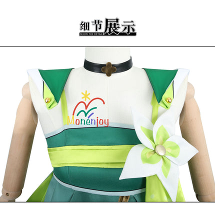 Monenjoy　鳴潮　ヴェリーナ　コスプレ衣装　かわいい　ワンピース　髪飾り付 - Monenjoy