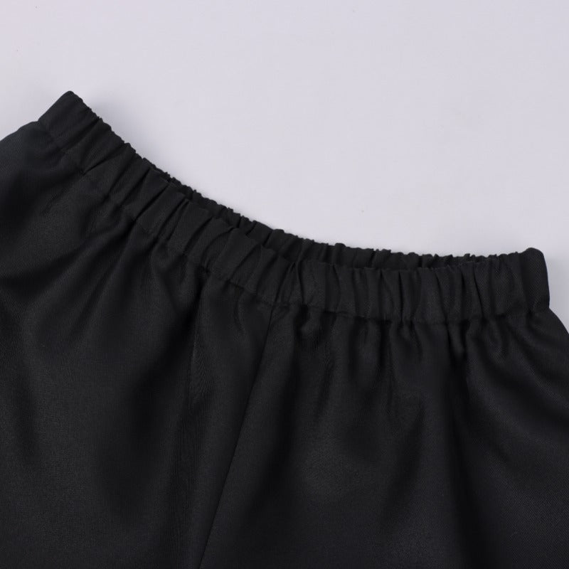 เพลิดเพลินไปกับ KPOP Girls! ชุดคอสเพลย์ Demon Hunters Boy Band Black Rumi Zoe สไตล์เกาหลีจากภาพยนตร์อนิเมะ KPOP Superstars 