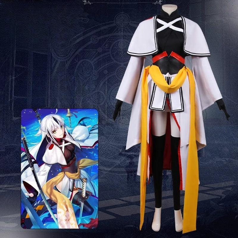 Monenjoy Fate/Grand Order 長尾景虎(Fate) 　コスプレ衣装　ながお かげとら 昭和戦国 上杉謙信 　コスチューム　 ルーラー ランサー 巡霊の祝祭 - Monenjoy