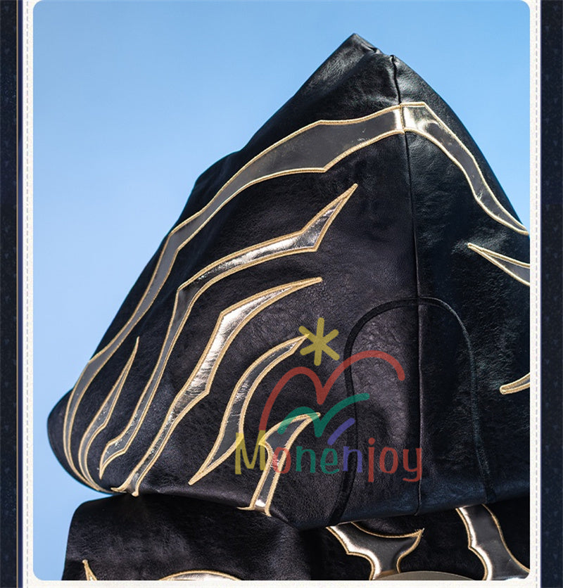 Monenjoy 崩壊スターレイル　フレイムスティーラー　コスプレ衣装　カスライナ　3d樹脂パーツ　暗黒の潮　火種を盗む者　コスチューム