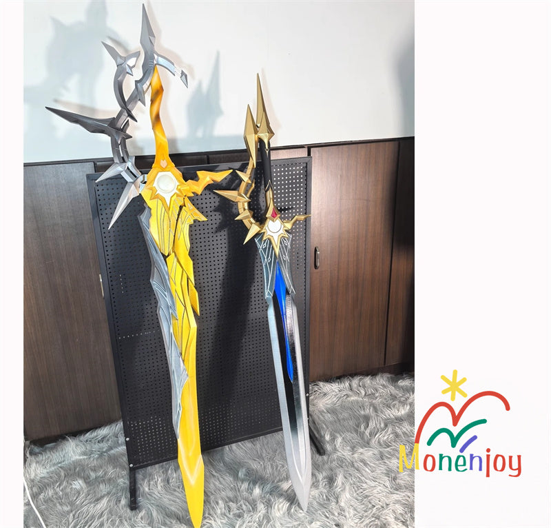Monenjoy 崩壊スターレイル ファイノン 両手剣　フレイムスティーラーの剣　コスプレ道具　ファイノン Phainon　漆黒の剣　武器レプリカ　