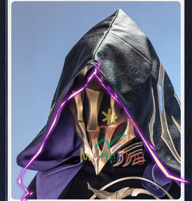 Monenjoy 崩壊スターレイル　フレイムスティーラー　コスプレ衣装　カスライナ　3d樹脂パーツ　暗黒の潮　火種を盗む者　コスチューム