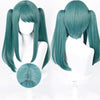 Monenjoy　初音ミク　かつら 鬘 WIG ヴァンパイア 吸血鬼 ウィッグ ネット付き コスプレ　ツインテール カツラ グッズ アニメ コスプレ道具GS1320 - Monenjoy