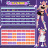 Monenjoy 原神 ヴァレサ　コスプレ衣装　髪飾り＋耳飾り付き　コスチューム　ニットアームガード　マスク＋角＋尻尾付　腿カバー付　アクセサリー　豪華衣装　イベント　仮装 - Monenjoy