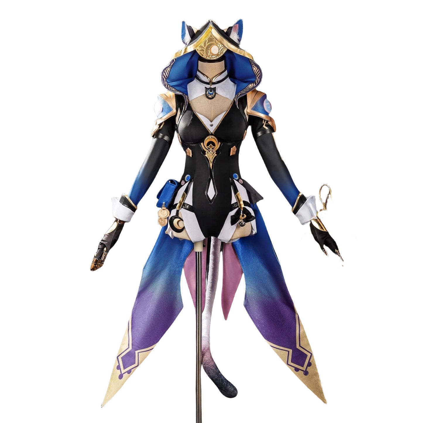 Monenjoy　崩壊スターレイル サフェル　コスプレ衣装　タイツ　オンパロス　黄金裔　HonkaiStarRail 　Cipher コスプレ 　鞄＋腿カバー付GS1429 - Monenjoy