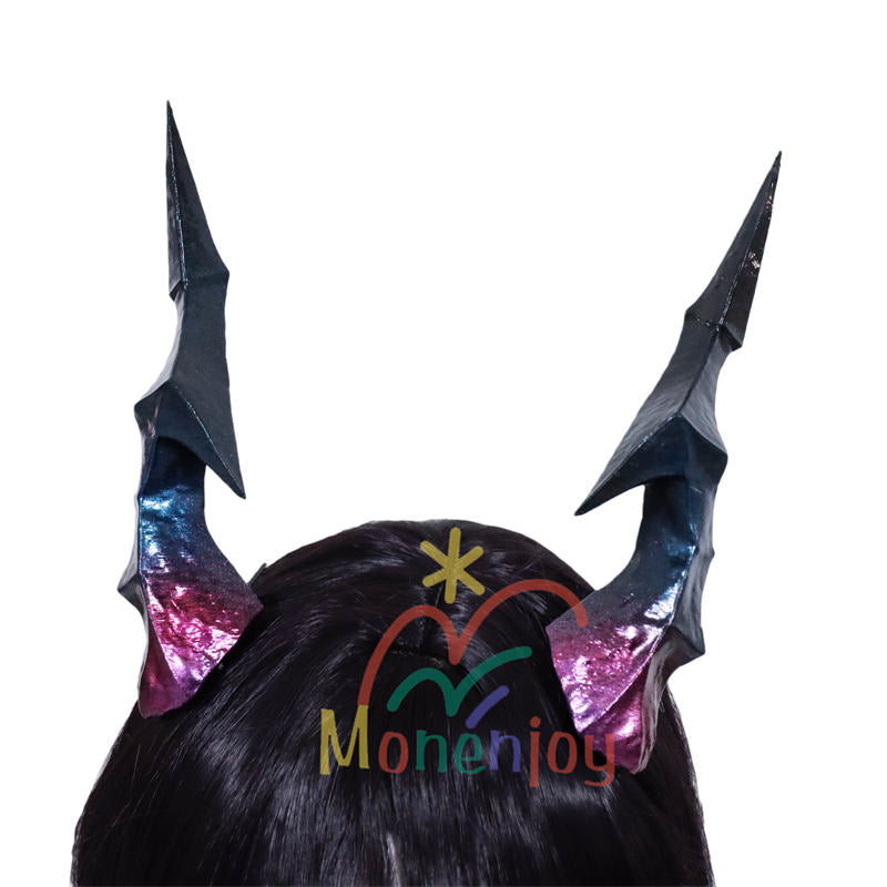 Monenjoy　アークナイツ:エンドフィールド 角　17cm　チェン・センユー　PLA材質  アクセサリー　陳千語　ヘアアクセサリー　イベント　コスプレ道具　