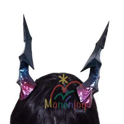 Monenjoy　アークナイツ:エンドフィールド 角　17cm　チェン・センユー　PLA材質  アクセサリー　陳千語　ヘアアクセサリー　イベント　コスプレ道具　