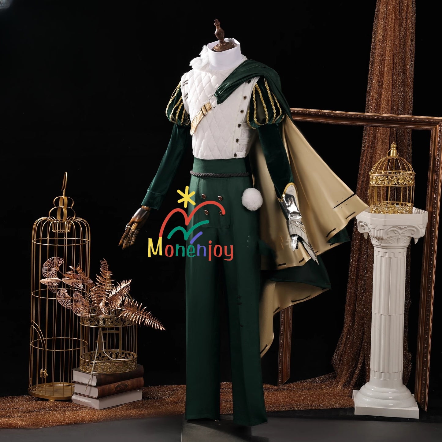 Monenjoy 第五人格 騎士 コスプレ衣装　ボタンメガネ付き コスチュームセットアイデンティティ5 リチャード・スターリング　おしゃれ 　cosplay　GS1201　 - Monenjoy