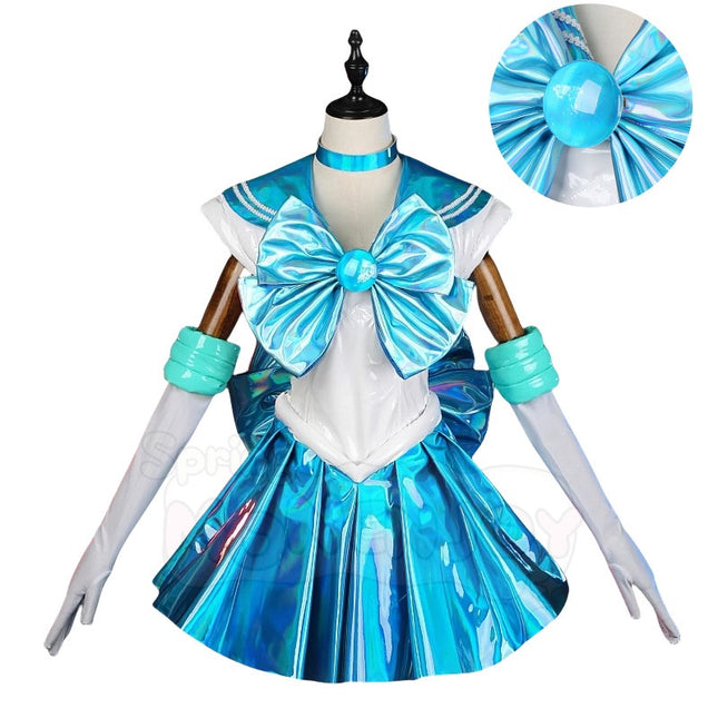 Monenjoy 美少女戦士セーラームーン 水野亜美 / セーラーマーキュリー コスチューム セーラースーツ Ver GS1376 - Monenjoy