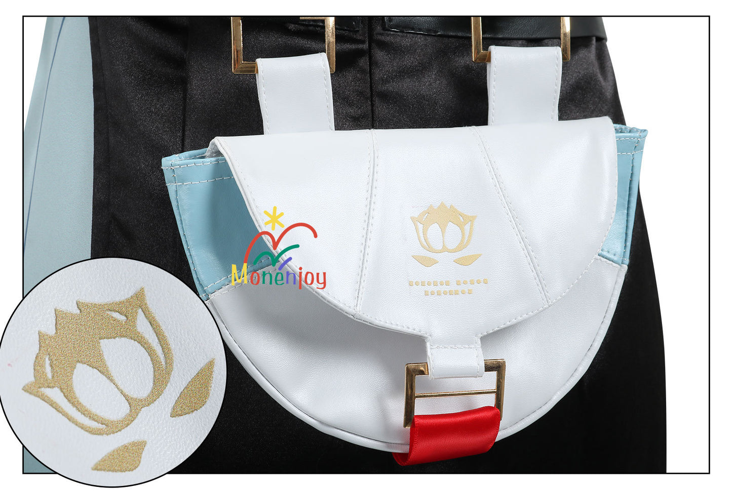 Monenjoy 鳴潮 白芷　コスプレ　びゃくし　コスチューム　ワンピース　かわいい　髪飾り＋イヤリング付 - Monenjoy