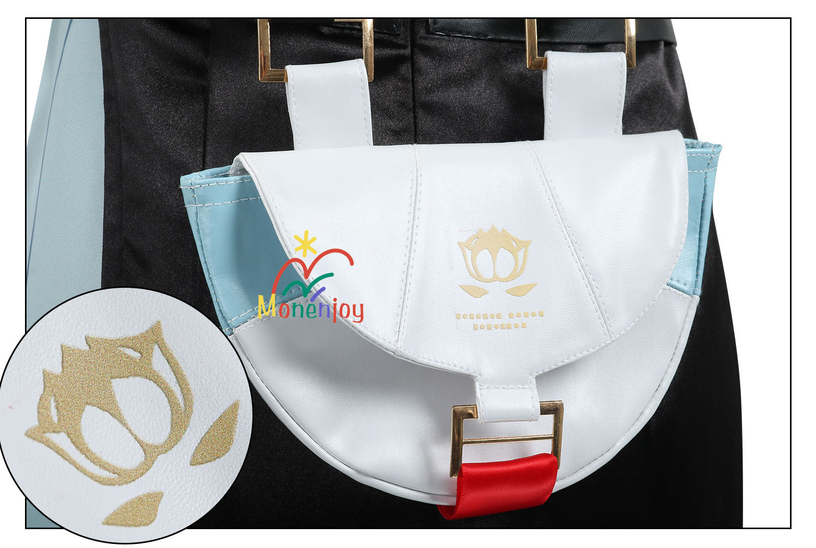 Monenjoy 鳴潮 白芷　コスプレ　びゃくし　コスチューム　ワンピース　かわいい　髪飾り＋イヤリング付 - Monenjoy