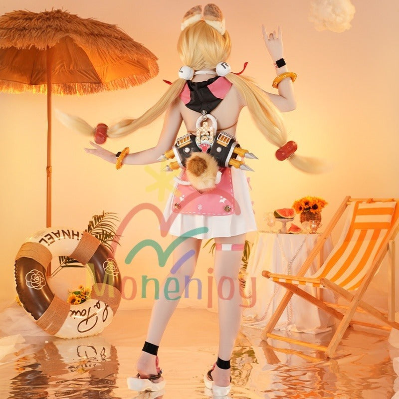 Monenjoy ゼンレスゾーンゼロ　アリスのコスチューム「タイム香る海辺」 水着 アリス・タイムフィールド　コスプレ衣装　コスチューム　怪啖屋　イベント　