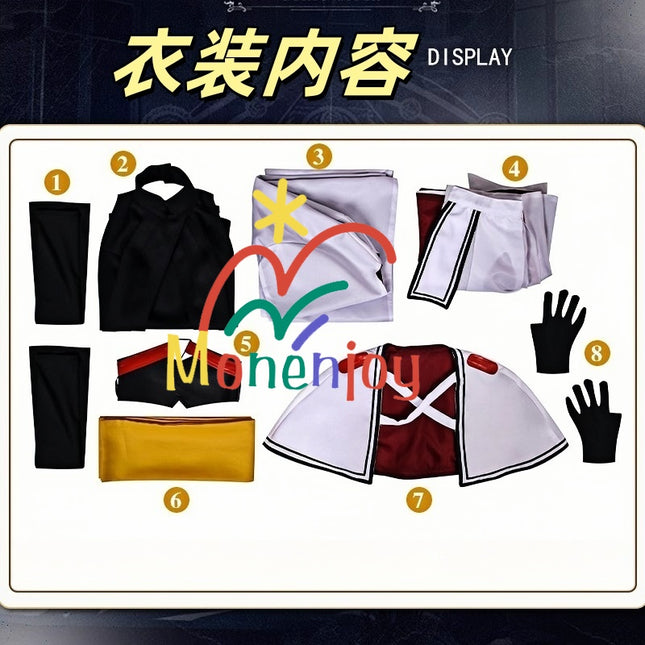 Monenjoy Fate/Grand Order 長尾景虎(Fate)  コスプレ衣装 ながお かげとら 昭和戦国 上杉謙信  コスチューム  ルーラー ランサー 巡霊の祝祭 - Monenjoy