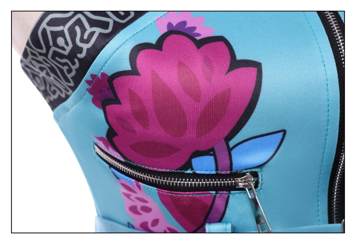 Monenjoy ชุดคอสเพลย์ Rumi จากภาพยนตร์อนิเมะเรื่อง Demon Hunters จาก KPOP Girls ชุดคอสเพลย์ Rumi Zoe สไตล์เกาหลีคุณภาพสูง 