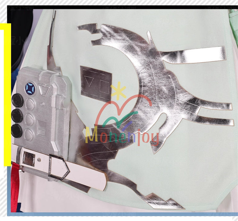 Monenjoy アークナイツ：エンドフィールド  陳千語　コスプレ衣装　 チェン・チェンユー コスチューム　イベント　尻尾＋角付