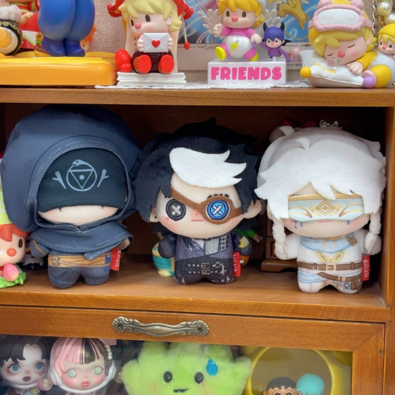 第五人格 占い師 ノワール  ぬいぐるみ  10cm キーホルダー　【SSR】ホワイト綿人形　第五人格/IdentityV 　ボロの衣装 イライ・クラーク　ふわふわ　同人グッズ　非公式グッズ