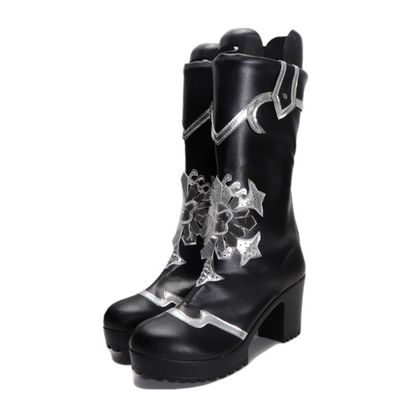 Monnejoy　黒執事 シエル・ファントムハイヴ  シューズ　ブーツ　Black Butler 　コスプレ道具 gss1004