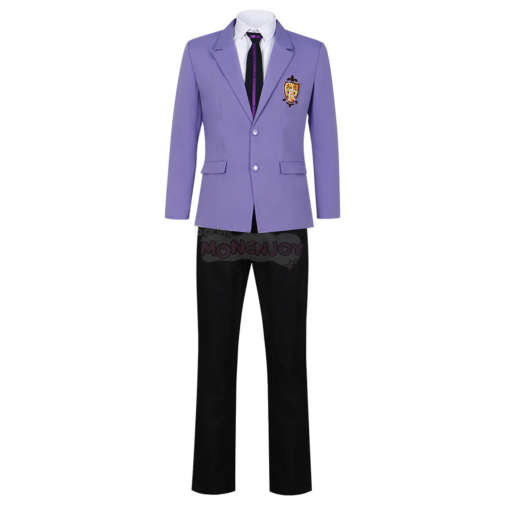 Monenjoy　桜蘭高校ホスト部　藤岡ハルヒ　須王環　鳳鏡夜　銛之塚崇　制服　コスプレ衣装GS1368 - Monenjoy