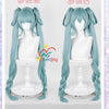 Monenjoy　初音ミク　かつら 鬘 WIG ヴァンパイア 吸血鬼 ウィッグ ネット付き コスプレ　ツインテール カツラ グッズ アニメ コスプレ道具GS1320 - Monenjoy