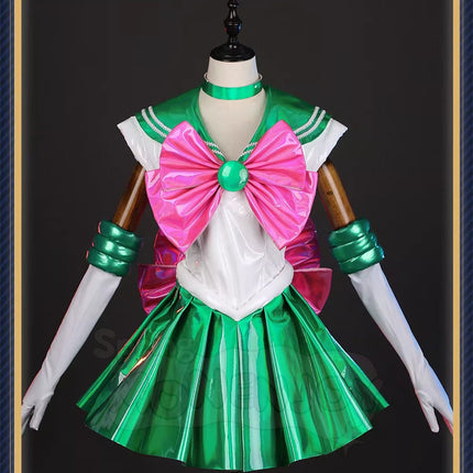 Monenjoy 美少女戦士セーラームーン SuperS　木野まこと　コスプレ衣装　コスチューム　 セーラージュピター　セーラースーツ Ver　GS1383　