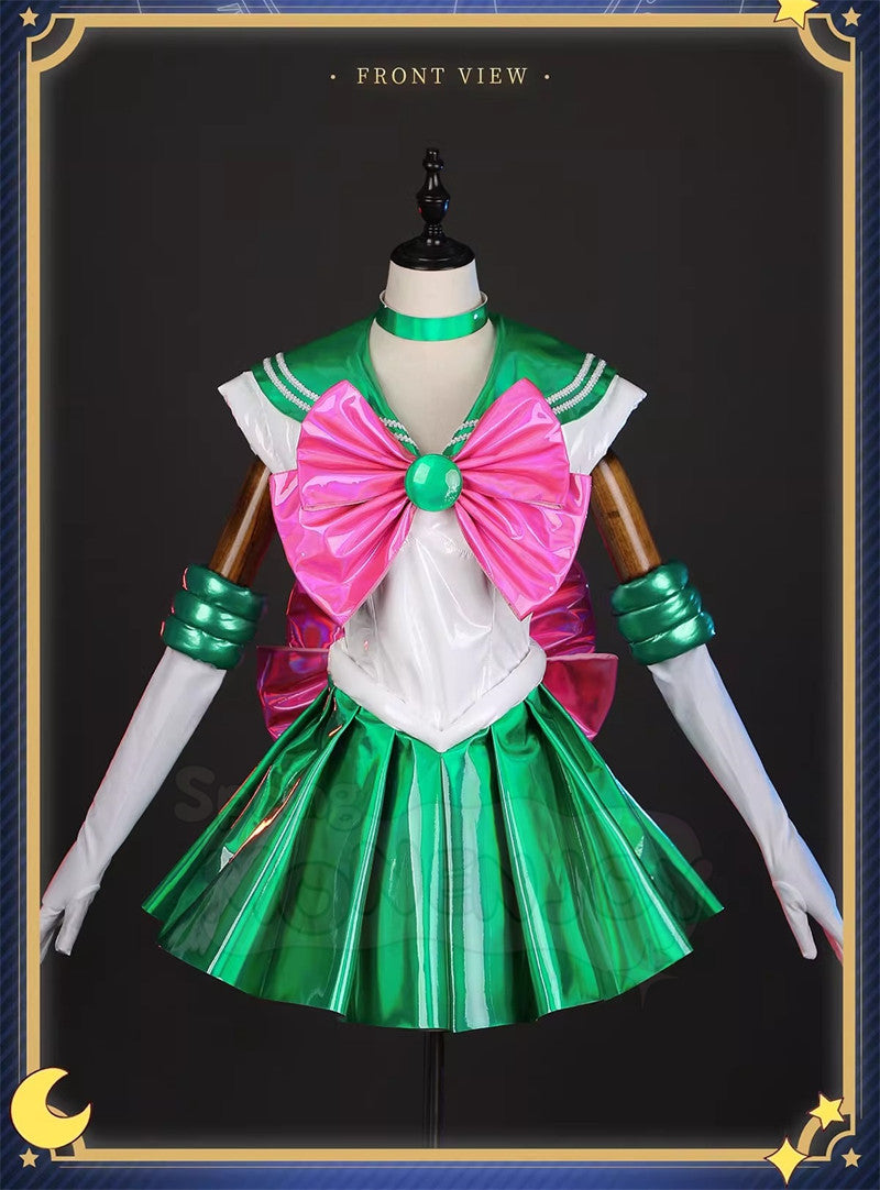 Monenjoy 美少女戦士セーラームーン SuperS　木野まこと　コスプレ衣装　コスチューム　 セーラージュピター　セーラースーツ Ver　GS1383　 - Monenjoy
