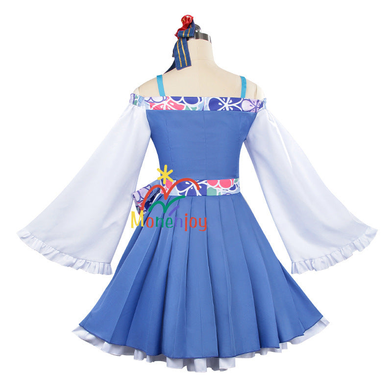 Monenjoy　TVアニメ変人のサラダボウル　サラ・ダ・オディン　コスプレ衣装　ワンピース　ドレス　SG1353 - Monenjoy