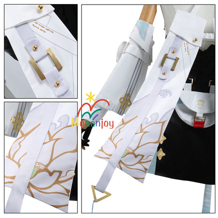 Monenjoy 鳴潮 白芷　コスプレ　びゃくし　コスチューム　ワンピース　かわいい　髪飾り＋イヤリング付 - Monenjoy