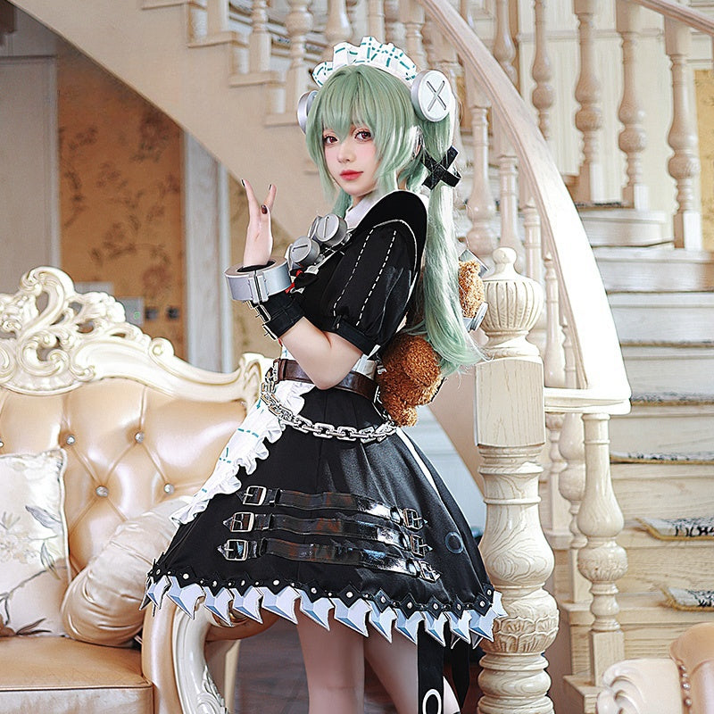 Monenjoy　ゼンゼロ　ヴィクトリア家政　カリン・ウィクスコスチューム　衣装　ゼンゼロ/ZZZ　可愛い　女の子　コスプレ　撮影衣装　コス　COS　演出　花火祭　ハロウィン　イベント　変装　学園祭 - Monenjoy