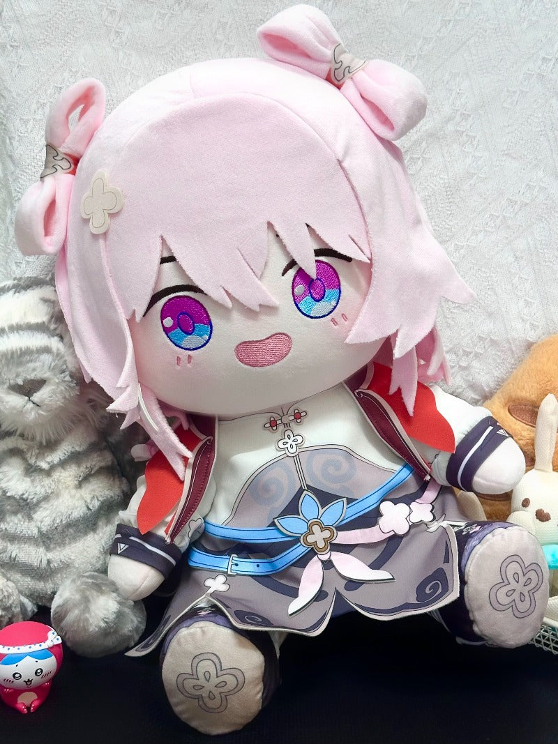 崩壊スターレイル 三月なのか ぬいぐるみ　綿人形　巡狩　40cm　 着せ替え可能 超ふわふわ 萌え 同人グッズ Monenjoy