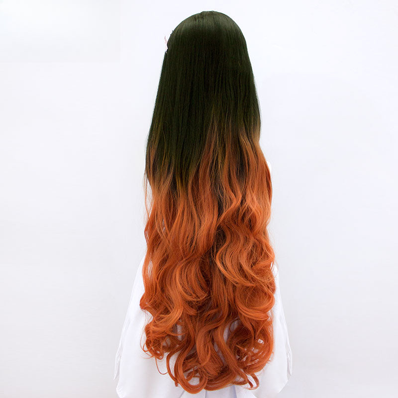 Monenjoy 鬼滅の刃 竈門 禰󠄀豆子 ウィッグ　きめつのやいば　カツラ　 グラデーション　Demon Slayer: Kimetsu no Yaiba コスプレ道具　「鬼滅の刃」無限城編 - Monenjoy