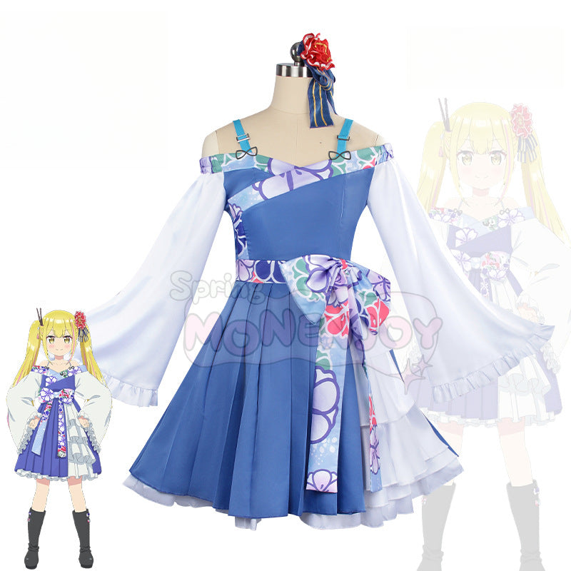 Monenjoy　TVアニメ変人のサラダボウル　サラ・ダ・オディン　コスプレ衣装　ワンピース　ドレス　SG1353 - Monenjoy