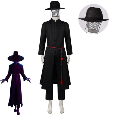 เพลิดเพลินไปกับ KPOP Girls! ชุดคอสเพลย์ Demon Hunters Boy Band Black Rumi Zoe สไตล์เกาหลีจากภาพยนตร์อนิเมะ KPOP Superstars 