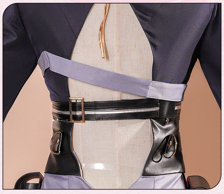 Monenjoy　鳴潮　コスプレ　丹瑾 たんきん　コスチューム　可愛い　イヤリング＋腿鞄付　ワンピース　ハロウィン　実物化　イベント - Monenjoy