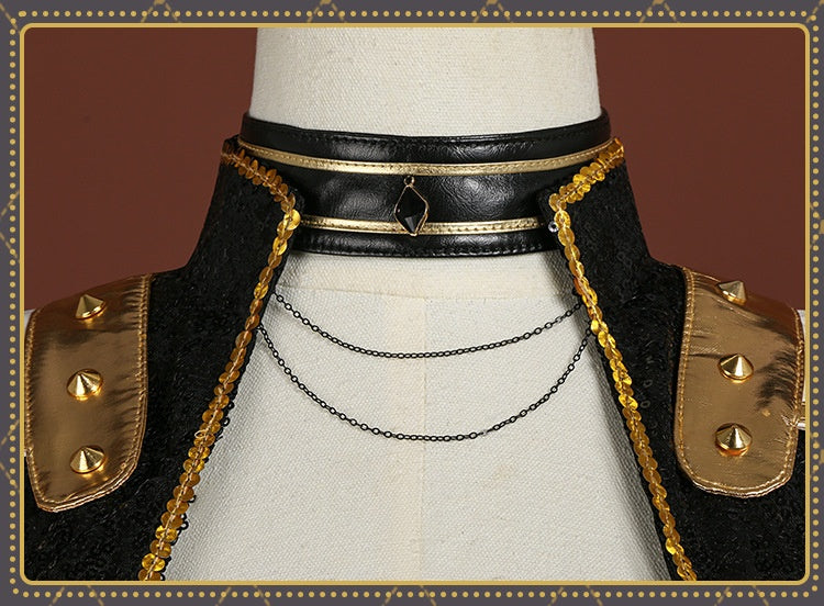 สนุกกับ KPOP Girls! ชุดการแสดงสด Demon Hunters Mira ชุดคอสเพลย์พร้อมต่างหู รูมิ โซอี้ สไตล์เกาหลี KPOP Superstar 