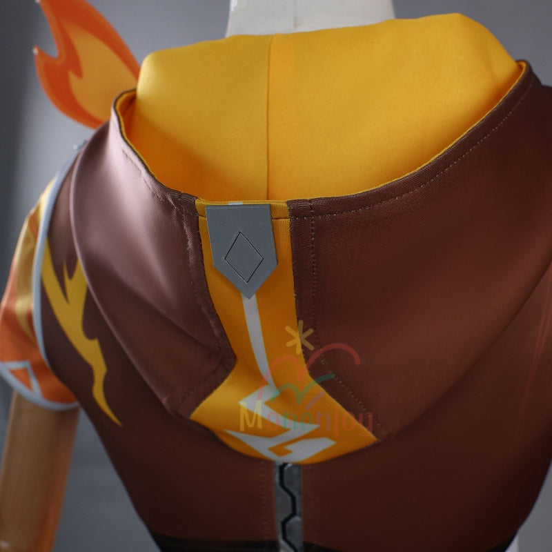 Monenjoy　原神　ベネット コスプレ衣装　ナタの旅　コスチューム　 燃えろ！ラクガキ大冒険 / Adventures in Blazing Hue