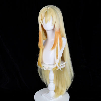 Monenjoy　原神　レインドット　ナベリウス 生の執政 ウィッグ　カツラ　コスプレ道具　ロングカツラGSWIG1006