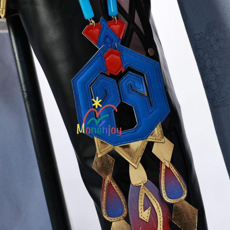 Monenjoy　原神　チャスカの衣装　トラロカンの夜霊 　チャスカ　コスプレ衣装　帽子付 3d樹脂神の目 Chasca　コスチューム　　 - Monenjoy