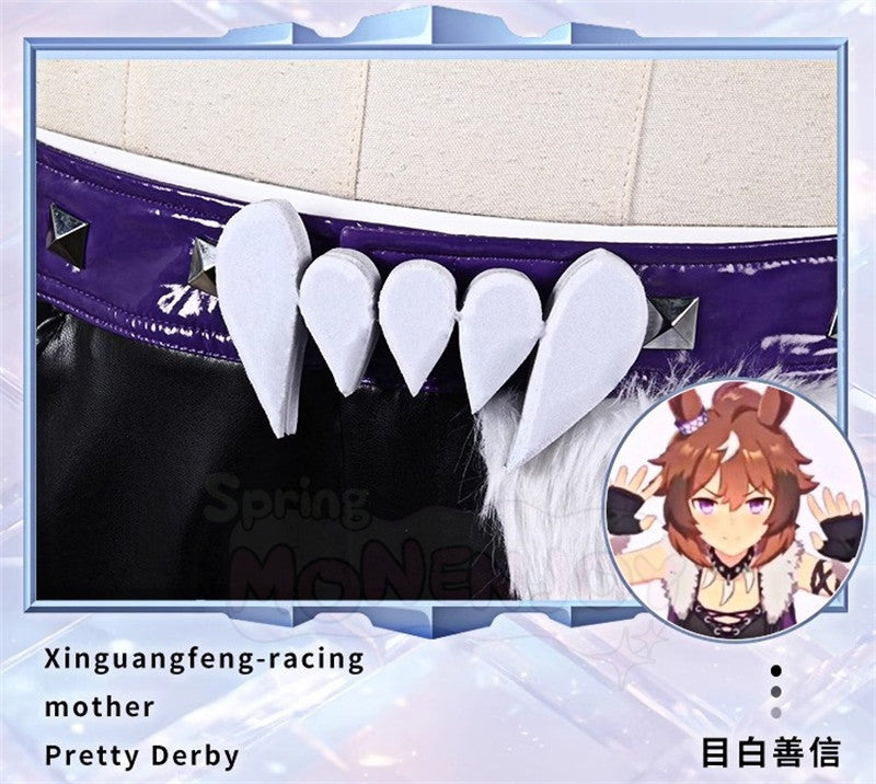 Monenjoy ウマ娘 プリティーダービー 新光風 シンコウウインディ 　コスプレ衣装　コスチュームGS1384 - Monenjoy