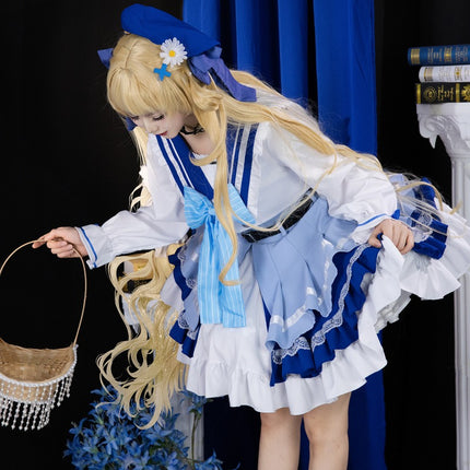 Monenjoy　鳴潮　ローソンコラボ　フィービー　コスプレ衣装　ワンピース　ドレス　セーラー服　ロリータ　共鳴者　コスチューム　イベント　かわいい　