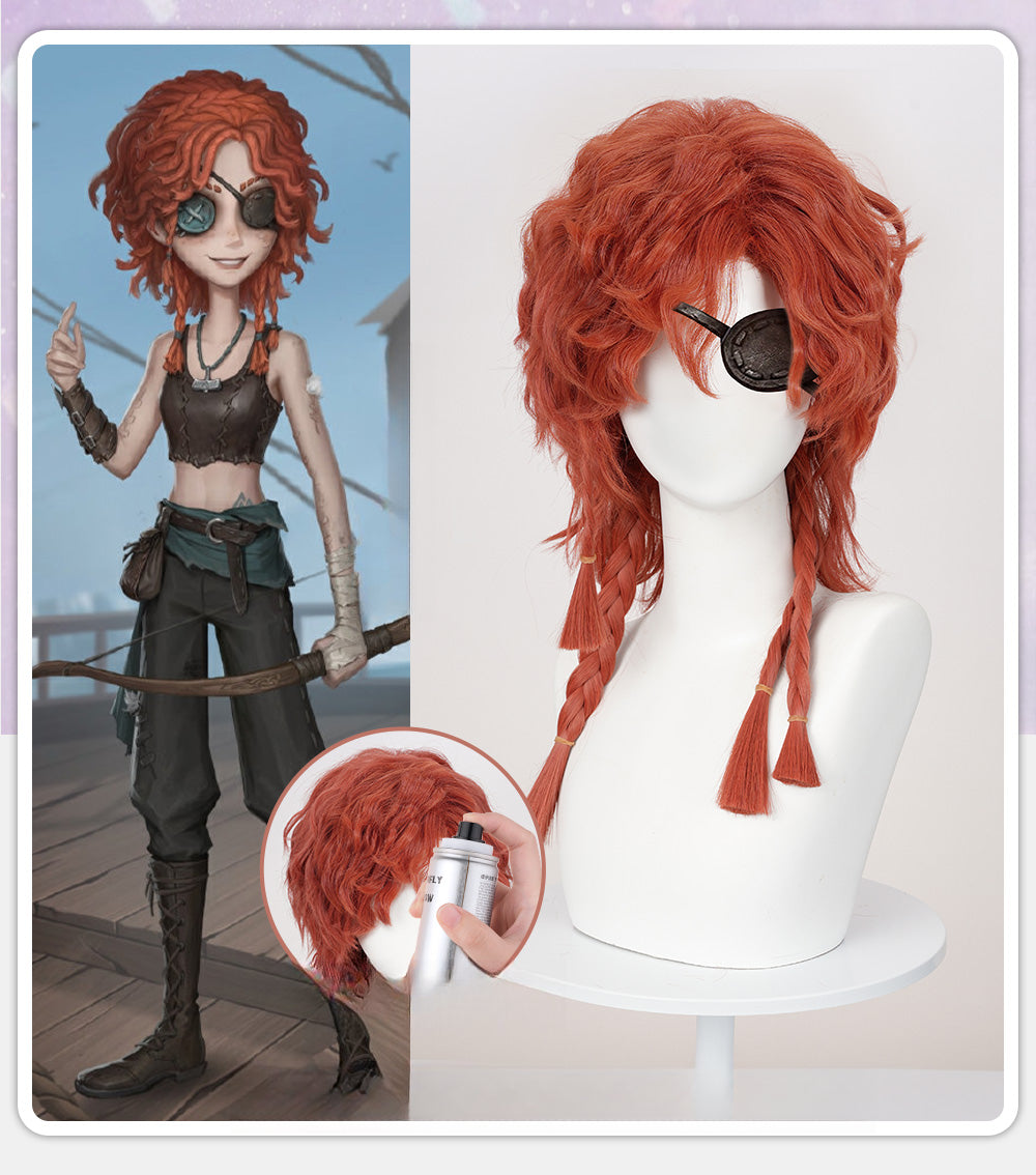 Monenjoy 第五人格 弓使い ウィッグ　本体約33cm　ブリュンヒルド・ウェルフ　カツラ　コスプレ道具 - Monenjoy